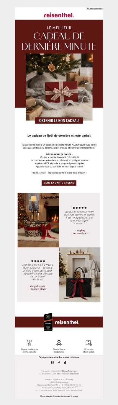 Ton sauveur de Noël de dernière minute ✨💌