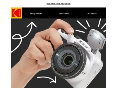 VENTES FLASH : Kodak jusqu'à -40% ✨