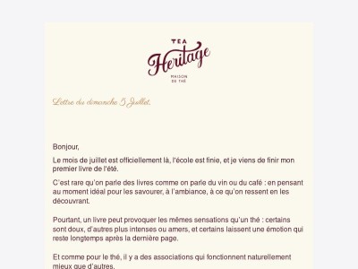 Trois livres, trois thés, un transat 🏖️