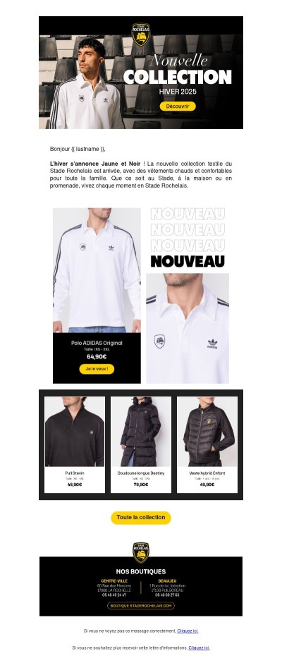 Collection hiver pour toute la famille !
