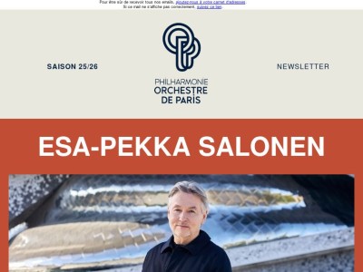 Esa-Pekka Salonen, chef principal de l’Orchestre de Paris en septembre 2027​