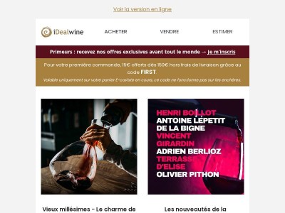 Pépites nature de la Loire et Fine Spirits Auction