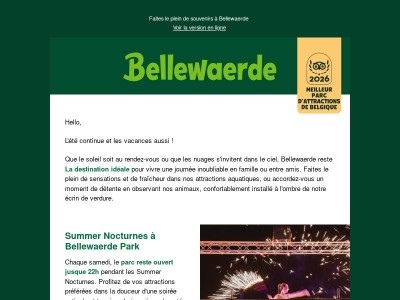 Direction Bellewaerde pour une journée inoubliable 🎢