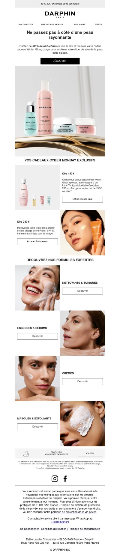 Dernière chance ! Cyber Monday prolongé — 30 % de réduction sur l’ensemble du site