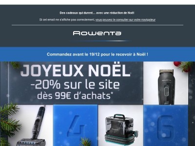 Votre guide cadeaux Rowenta 🎁