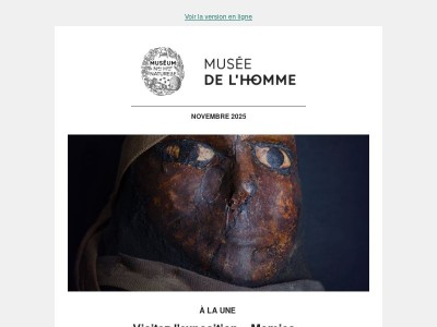 Ouverture de l'exposition Momies !