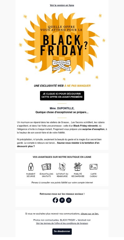 Le Black Friday débute bientôt !