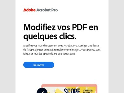 Effectuez des modifications en quelques clics, directement dans votre PDF.