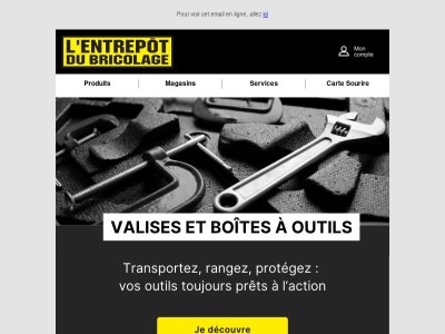 Boîtes et valises à outils : l’organisation simplifiée