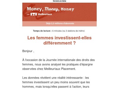 Les femmes investissent-elles différemment ? Nos chiffres