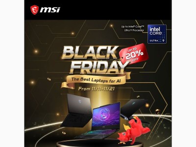 Découvrez les offres Black Friday PC portables MSI !