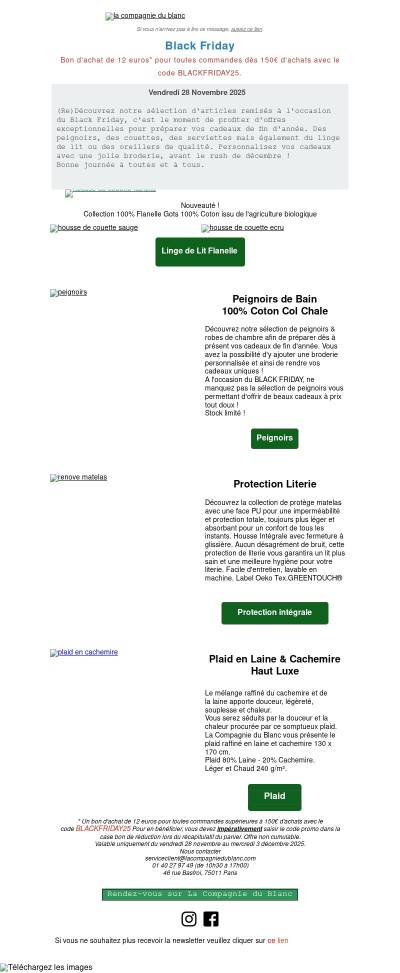 Black Friday , votre bon 🎁​