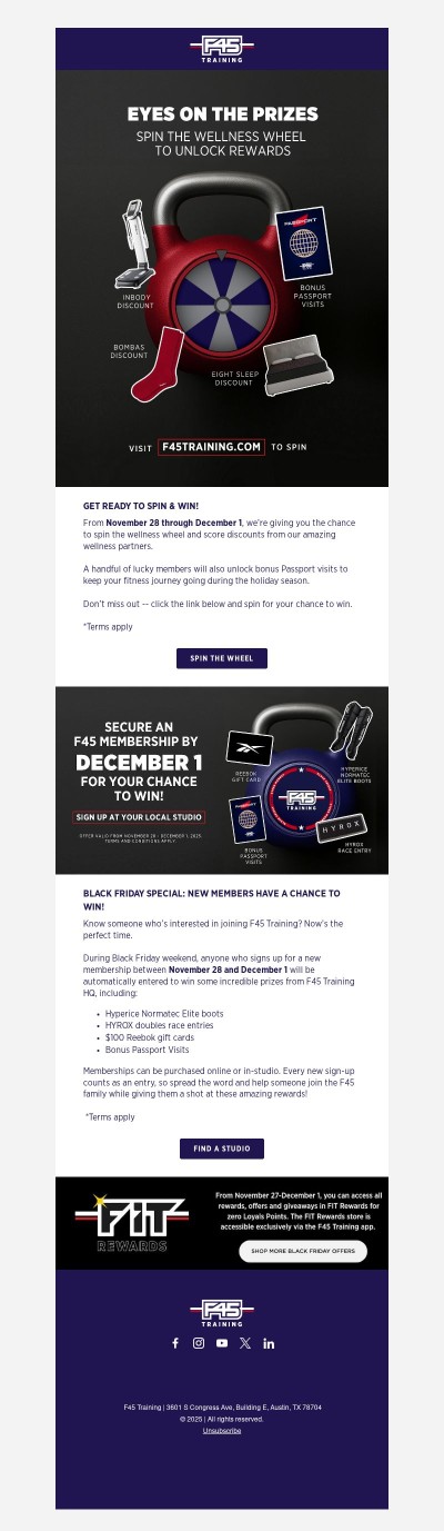 Black Friday | F45 Training! Your Deals are Here 💪