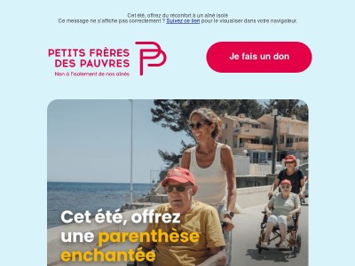 Offrez la mer à ceux qui ne la voient plus