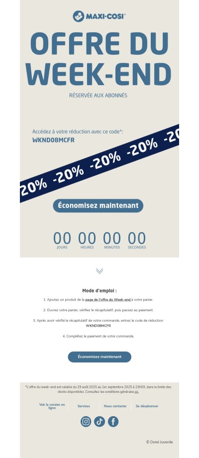 Votre dernière chance d’économiser !