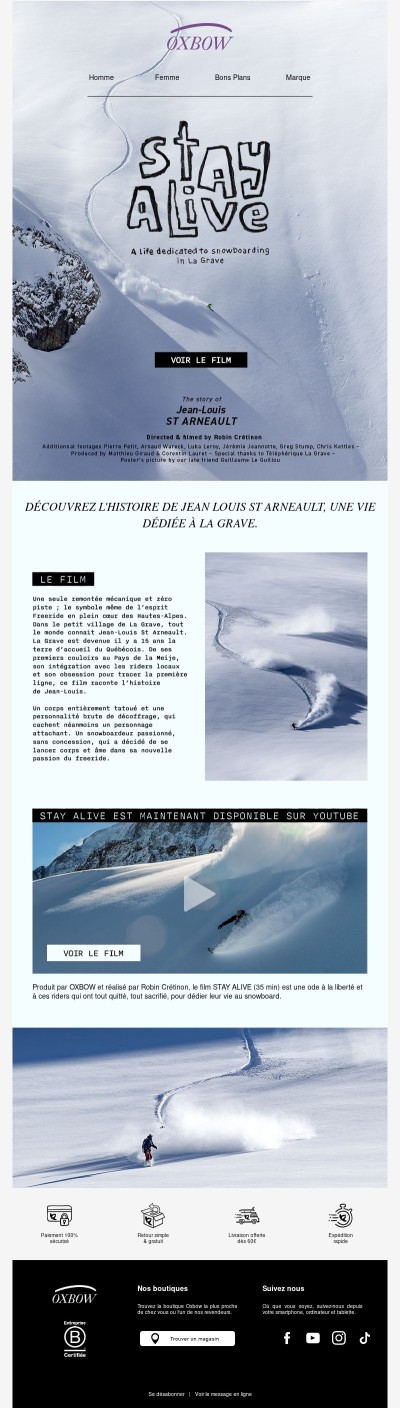 STAY ALIVE, une vie dédiée à la Grave - nouveau film disponible !