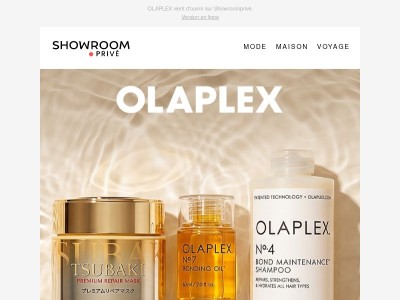 {{ lastname }}, OLAPLEX vient d'ouvrir sur Showroomprivé 🛍️