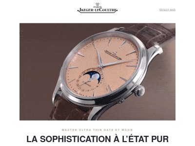 Nouvelle couleur en édition limitée créée spécialement pour la Master Ultra Thin