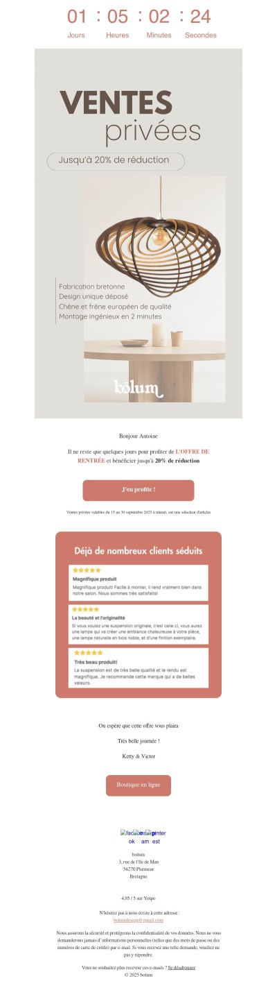 Accédez à notre offre de rentrée 🍁