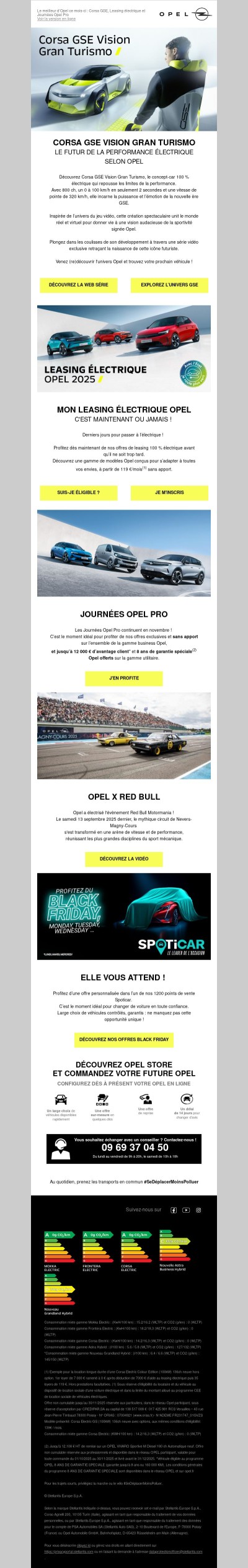 LE MOIS DE NOVEMBRE CHEZ OPEL : nouveautés & offres à ne pas manquer !