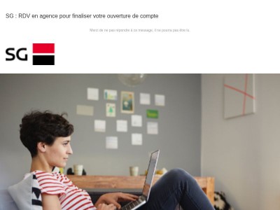 SG : Votre demande d'ouverture de compte bancaire
