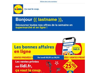 Les ventes privées débarquent chez Lidl, préparez votre panier ! 🛒🤑