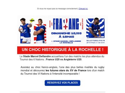 France / Angleterre à Marcel Deflandre : Réservations