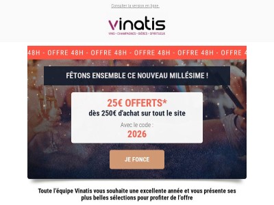 48H ✨ 25€ OFFERTS sur votre prochaine commande !✨