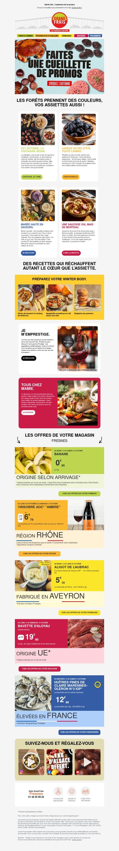 Les grands festins d’automne. 😋