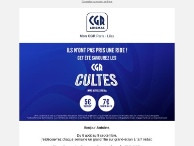 Cet été, les films cultes font leur retour !