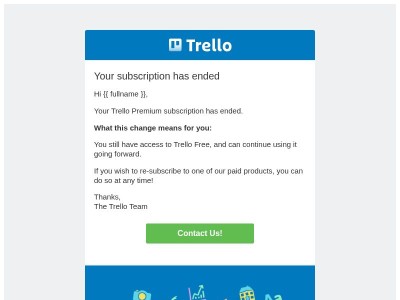Changes to your Trello subscription