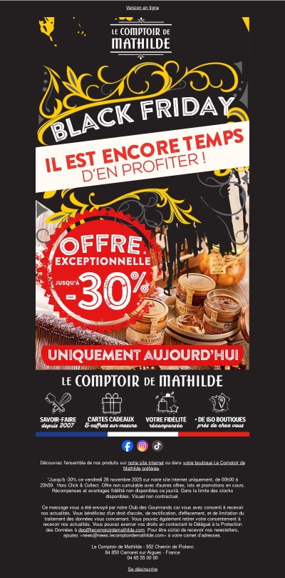 🚨⏰ jusqu'à -30% : dernières heures pour en profiter !