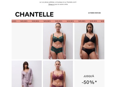 SOLDES | Dès aujourd’hui jusqu’à -50%