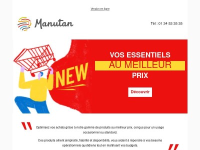 Optez pour les essentiels au meilleur prix !