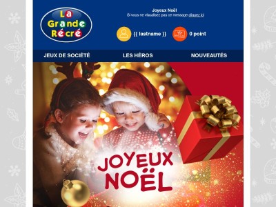 🎄🎅 Joyeux Noël {{ lastname }} !