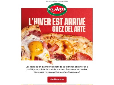 Une nouvelle année pleine de saveurs chez Del Arte
