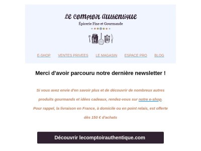 Encore plein de produits et idées cadeaux à découvrir sur notre E-Shop