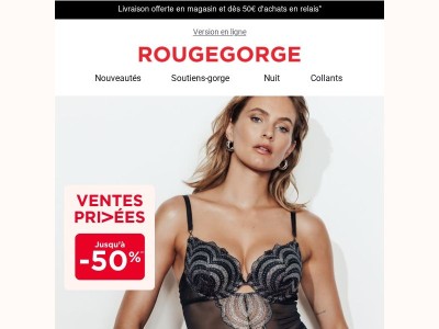 [VENTES PRIVÉES] Jusqu’à -50% sur votre body !