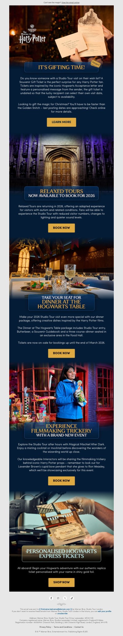 What’s coming up at the Studio Tour?