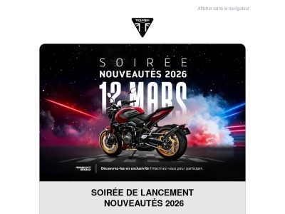 Soirée spéciale nouveautés 2026