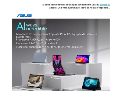 [ASUS] CES 2026 ✨ Les innovations à ne pas manquer !