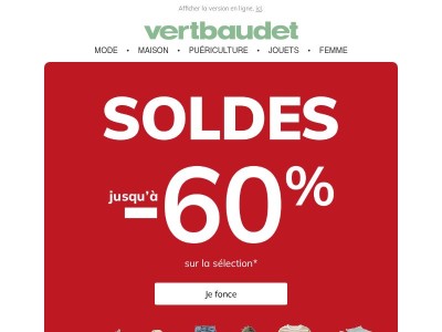 💥 SOLDES jusqu'à -60% : c'est parti !