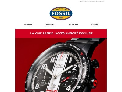 La course pour Shelby x Fossil est lancée 🏁