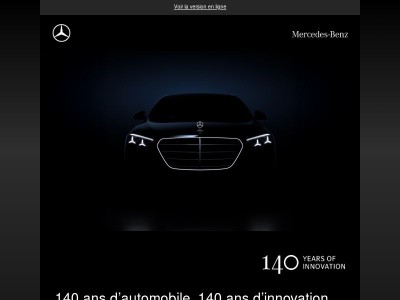 Célébrons 140 ans d'excellence automobile