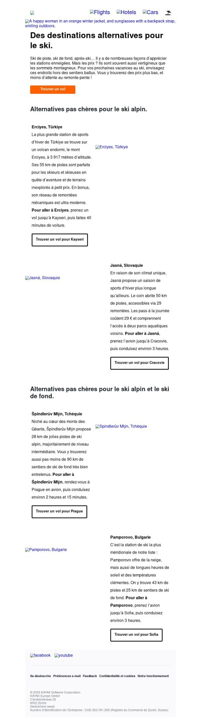 Fans de ski, ce message est pour vous.