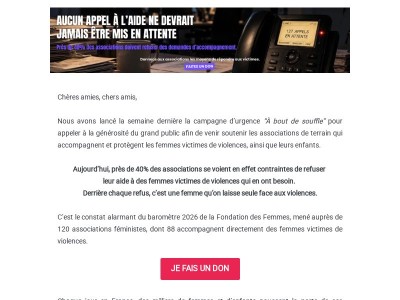 Près de 40% des associations doivent refuser des demandes d’accompagnement.