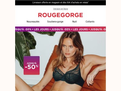 Jusqu’à -50% : faites le plein de coups de cœur ❤️