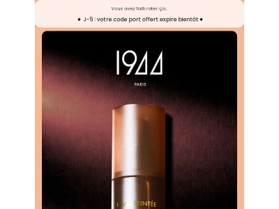 J-5 : votre code port offert expire bientôt
