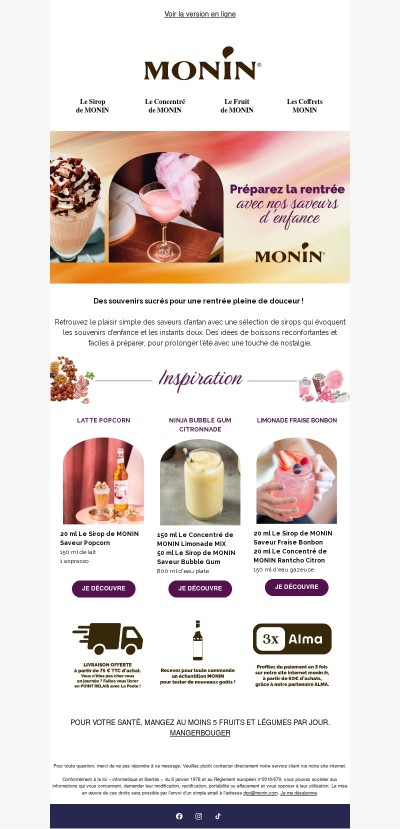 Sublimez la rentrée avec nos saveurs d'enfance ! 🍪