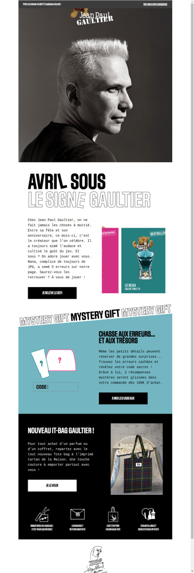 En avril, JPG vous réserve des surprises !​